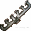 Exhaust Manifolds CNC Machined 2-pieces Iron Diesel Engine